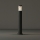 Ideal Lux - Lampada da esterno TRONCO 1xE27/42W/230V 80 cm IP65 nera