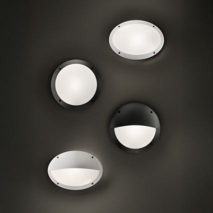 Ideal Lux - Lampada da lavoro 1xE27/23W/230V IP66 nero