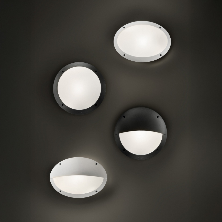 Ideal Lux - Lampada da lavoro 1xE27/23W/230V IP66 nero