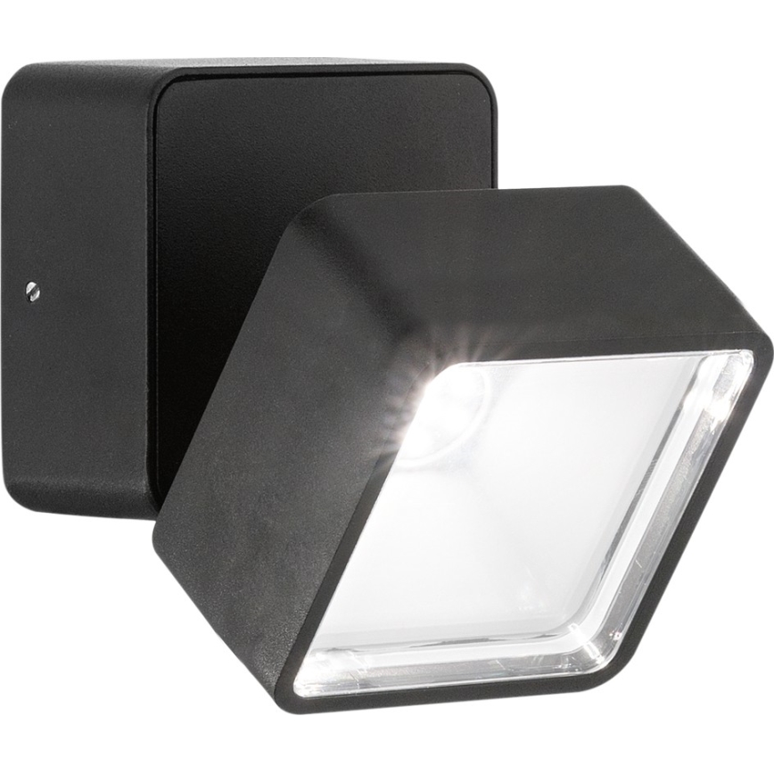 Ideal Lux - Lampada da parete da esterno a LED OMEGA LED/7W/230V CRI 90 IP54 marrone