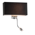 Ideal Lux - Lampada da parete flessibile LED HOTEL 1xE27/60W + LED/1,5W/230V