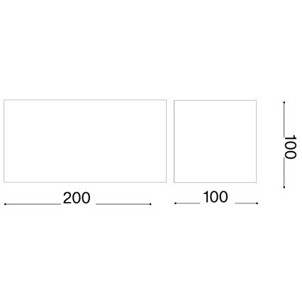 Ideal Lux - Lampada da parete LED per esterni ATOM LED/25W/230V CRI 90 IP54 marrone