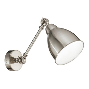 Ideal Lux - Lampada da parete NEWTON 1xE27/42W/230V cromo lucido