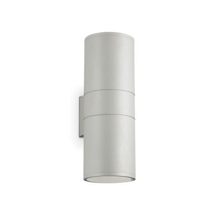 Ideal Lux - Lampada da parete per esterni GUN 1xE27/60W/230V 31 cm IP54 grigia
