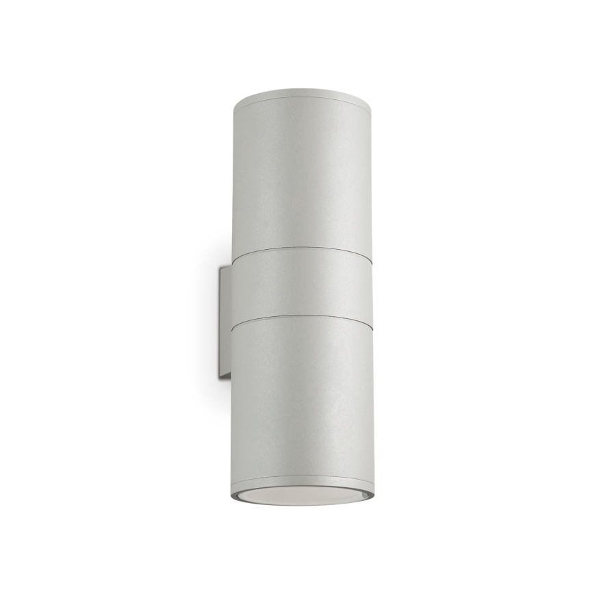 Ideal Lux - Lampada da parete per esterni GUN 1xE27/60W/230V 31 cm IP54 grigia
