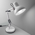 Ideal Lux - Lampada da tavolo 1xE27/40W/230V bianco