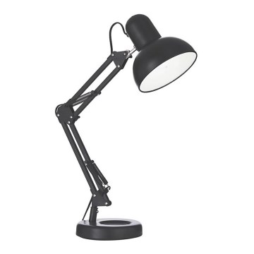 Ideal Lux - Lampada da tavolo 1xE27/42W/230V nera
