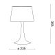 Ideal Lux - Lampada da tavolo 1xE27/60W/230V