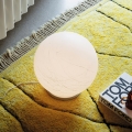 Ideal Lux - Lampada da tavolo CARTA 1xE27/25W/230V diametro 30 cm bianco