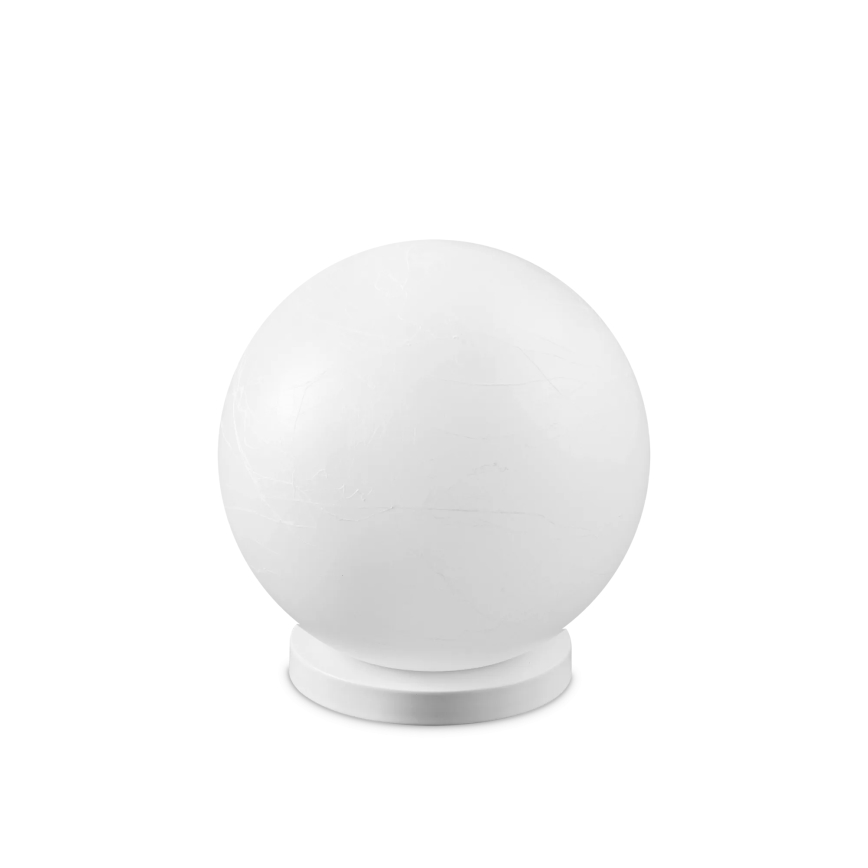 Ideal Lux - Lampada da tavolo CARTA 1xE27/25W/230V diametro 40 cm bianco