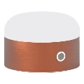 Ideal Lux - Lampada da tavolo dimmerabile a LED con touch MIGNON LED/5W/5V 1500 mAh diam. 10 cm CRI 90 rame