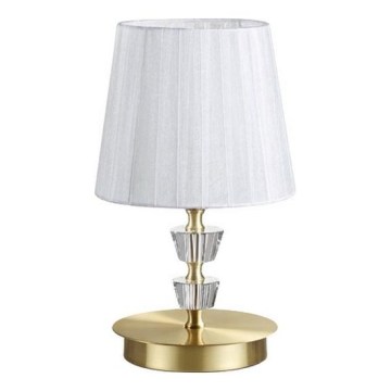 Ideal Lux - Lampada da tavolo in cristallo PEGASO 1xE14/28W/230V dorata