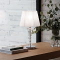 Ideal Lux - Lampada da tavolo in cristallo PEGASO 1xE27/60W/230V cromo lucido