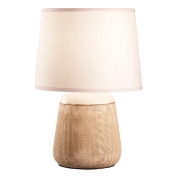 Ideal Lux - Lampada da tavolo KALI 1xE14/40W/230V crema/beige