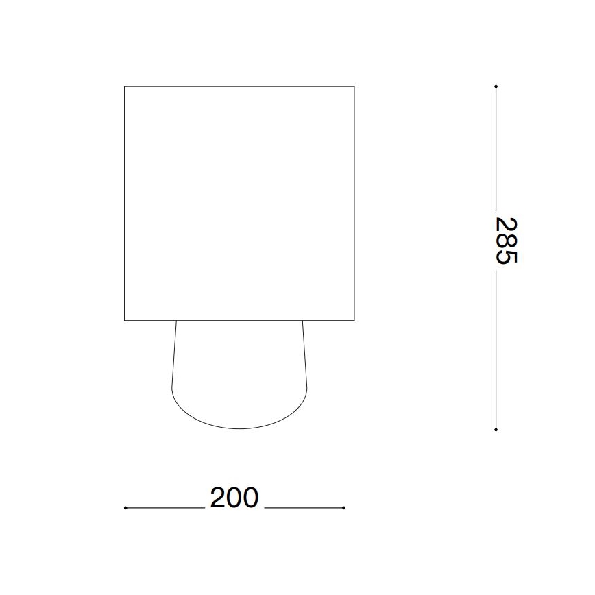 Ideal Lux - Lampada da tavolo KALI 1xE14/40W/230V crema/beige