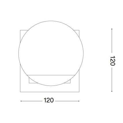 Ideal Lux - Lampada da tavolo LED ANGOLO 1xG9/3W/230V ottone
