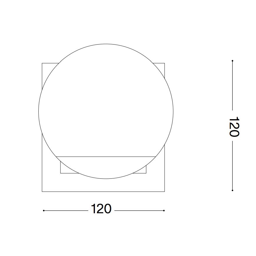 Ideal Lux - Lampada da tavolo LED ANGOLO 1xG9/3W/230V ottone