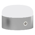 Ideal Lux - Lampada da tavolo LED dimmerabile con funzione Touch MIGNON LED/5W/5V 1500 mAh diametro 10 cm CRI 90 cromo lucido