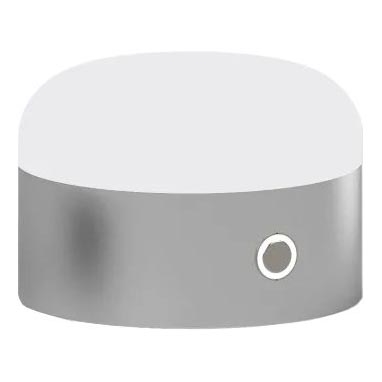 Ideal Lux - Lampada da tavolo LED dimmerabile con funzione Touch MIGNON LED/5W/5V 1500 mAh diametro 10 cm CRI 90 cromo lucido