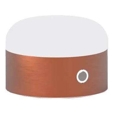 Ideal Lux - Lampada da tavolo LED dimmerabile con funzione Touch MIGNON LED/5W/5V 1500 mAh diametro 10 cm CRI 90 rame