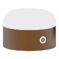 Ideal Lux - Lampada da tavolo LED dimmerabile con funzione Touch MIGNON LED/5W/5V 1500 mAha diametro 10 cm CRI 90 marrone