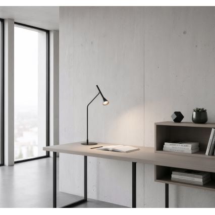 Ideal Lux - Lampada da tavolo LED dimmerabile con funzione Touch DIESIS LED/6,5W/230V CRI 90 nero