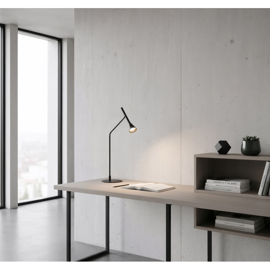 Ideal Lux - Lampada da tavolo LED dimmerabile con funzione Touch DIESIS LED/6,5W/230V CRI 90 nero