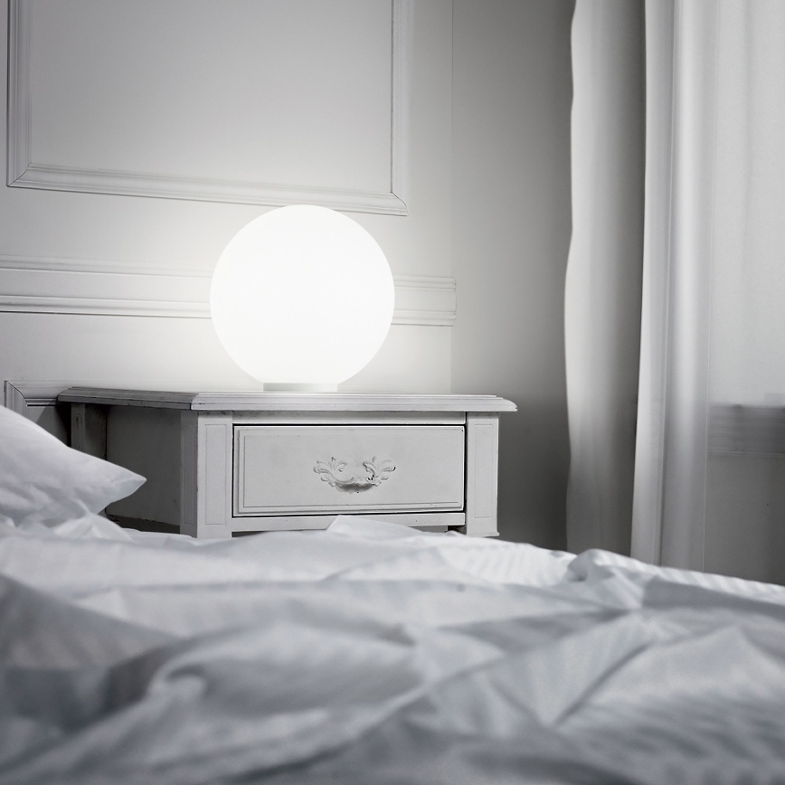 Ideal Lux - Lampada da tavolo LED MAPA 1xG9/3W/230V diametro 10 cm bianco