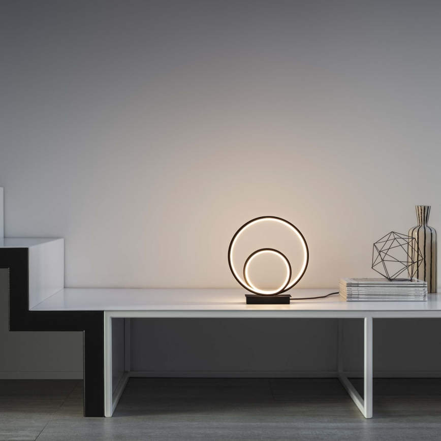 Ideal Lux - Lampada da tavolo LED OZ LED/22W/230V CRI 90 nero