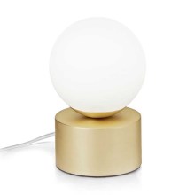 Ideal Lux - Lampada da tavolo LED PERLAGE 1xG9/3W/230V oro/bianco