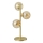 Ideal Lux - Lampada da tavolo LED PERLAGE 3xG9/3W/230V dorata/fumé beige