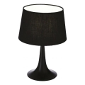 Ideal Lux - Lampada da tavolo LONDON 1xE27/60W/230V nera
