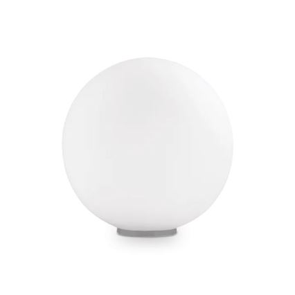 Ideal Lux - Lampada da tavolo MAPA 1xE27/42W/230V Ø 20 cm bianca