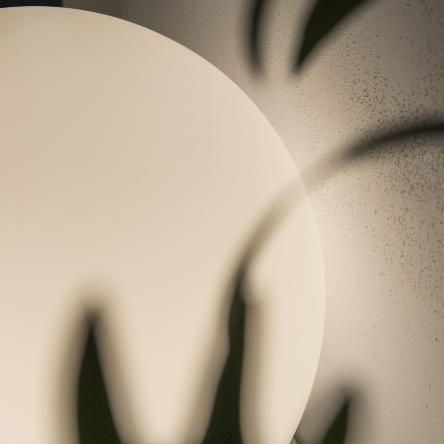 Ideal Lux - Lampada da tavolo MAPA 1xE27/42W/230V Ø 20 cm bianca