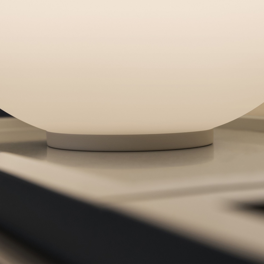 Ideal Lux - Lampada da tavolo MAPA 1xE27/42W/230V Ø 20 cm bianca