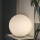 Ideal Lux - Lampada da tavolo MAPA 1xE27/42W/230V Ø 30 cm bianca