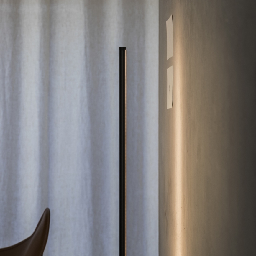 Ideal Lux - Lampada da terra dimmerabile YOKO LED/16W/230V CRI 90 nera