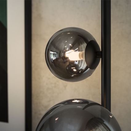 Ideal Lux - Piantana LED PERLAGE 4xG9/3W/230V nero/nero fumé