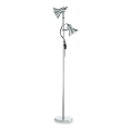 Ideal Lux - Lampada da terra POLLY 2xE27/60W/230V in cromo lucido