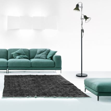 Ideal Lux - Lampada da terra POLLY 2xE27/60W/230V nera