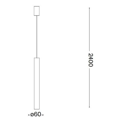 Ideal Lux - Lampada LED a sospensione 1xGU10/7W/230V CRI90