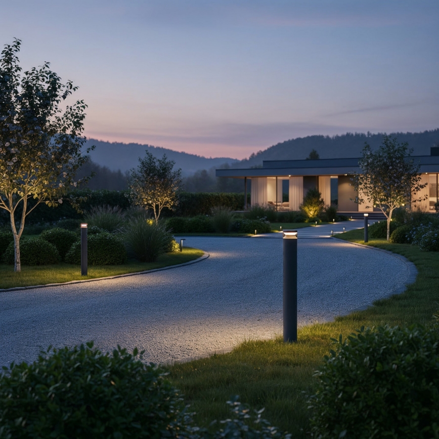 Ideal Lux - Lampada LED da esterno BOEING LED/14W/230V 100 cm CRI 90 IP65 antracite