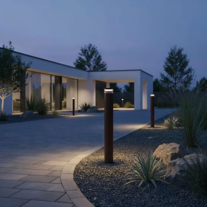 Ideal Lux - Lampada LED da esterno BOEING LED/14W/230V 100 cm CRI 90 IP65 marrone