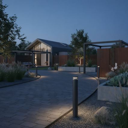 Ideal Lux - Lampada LED da esterno BOEING LED/14W/230V 100 cm CRI 90 IP65 nero