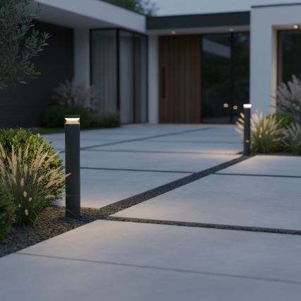 Ideal Lux - Lampada LED da esterno BOEING LED/14W/230V 100 cm CRI 90 IP65 nero