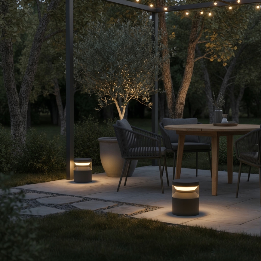 Ideal Lux - Lampada LED da esterno BOEING LED/14W/230V 15 cm CRI 90 IP65 nero