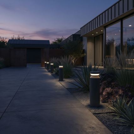 Ideal Lux - Lampada LED da esterno BOEING LED/14W/230V 40 cm CRI 90 IP65 nero