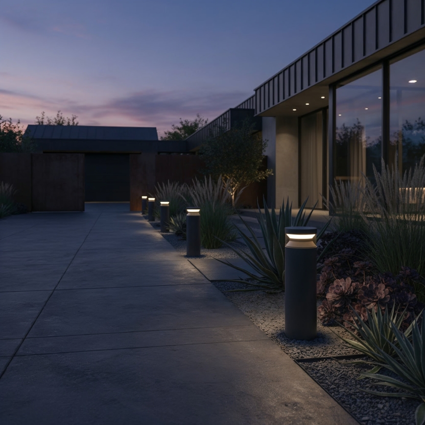 Ideal Lux - Lampada LED da esterno BOEING LED/14W/230V 40 cm CRI 90 IP65 nero