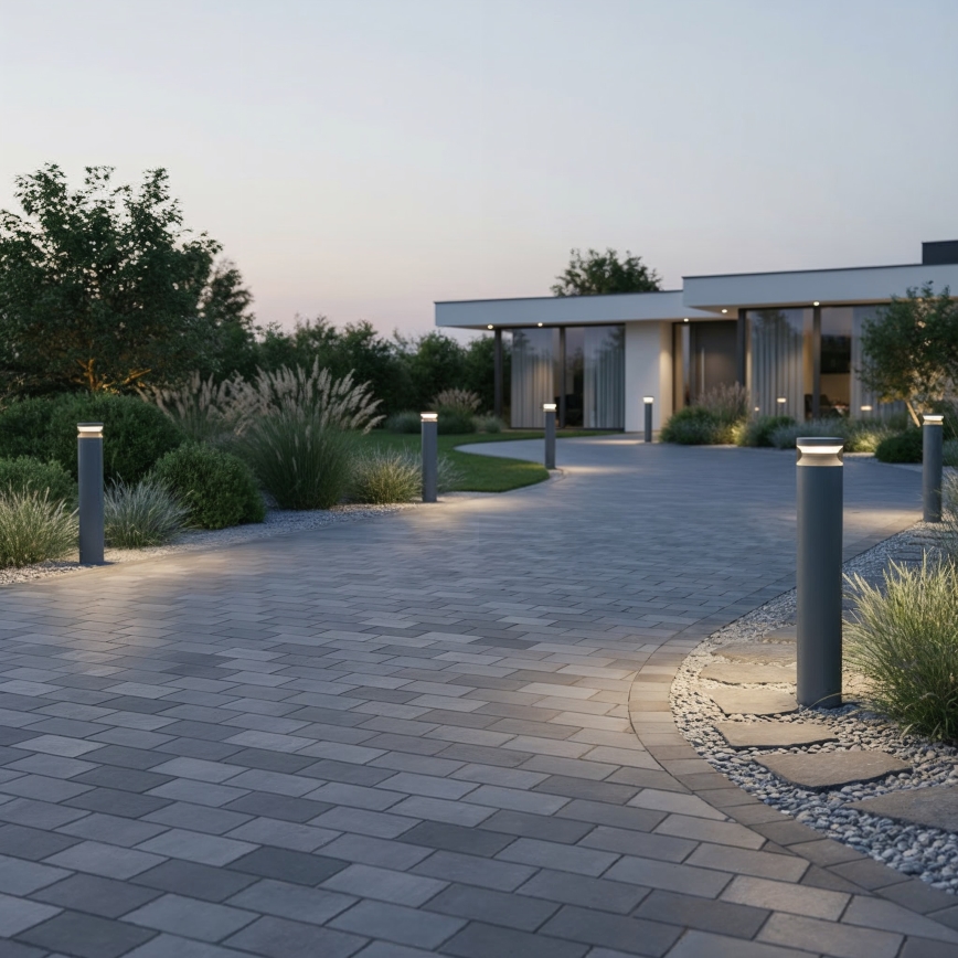 Ideal Lux - Lampada LED da esterno BOEING LED/14W/230V diametro 70 cm CRI 90 IP65 antracite