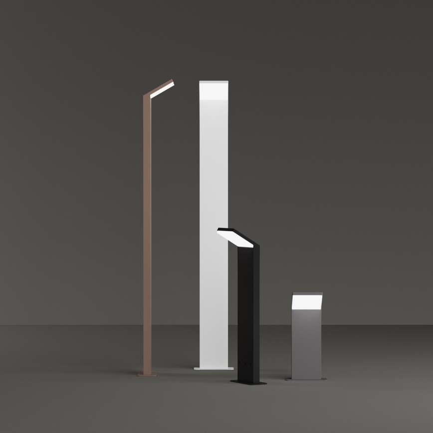 Ideal Lux - Lampada LED da esterno STYLE LED/8,5W/230V 4000K 50 cm CRI 90 IP54 nero